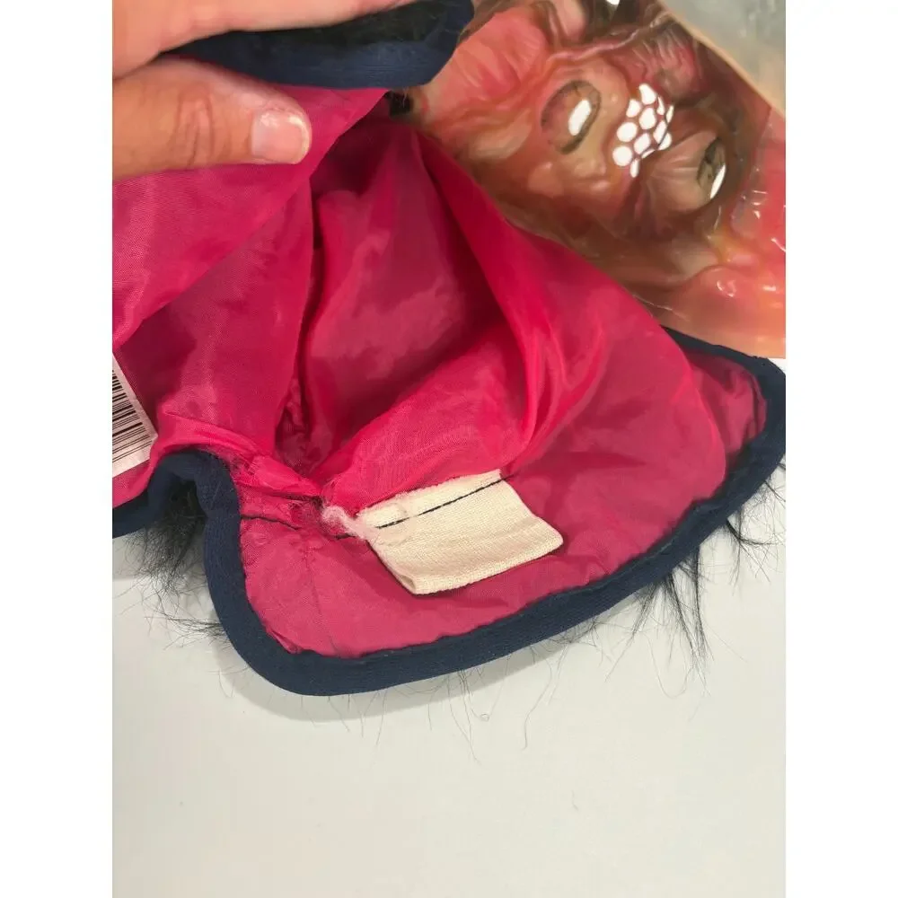 Vintage TopStone Nu-Skin Two Face Demon Halloween Mask Adult Scary Zombie 90s